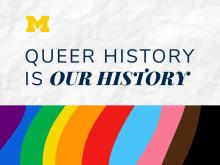 LGBT History Month promotional graphic