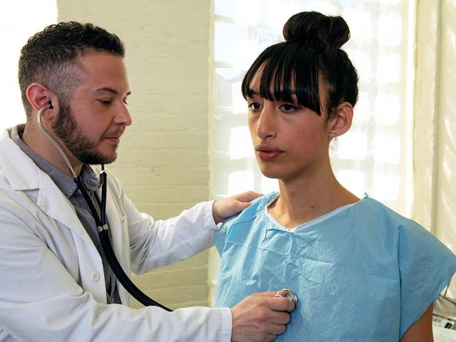 Vice Gender Spectrum Collection photo of a doctor and patient