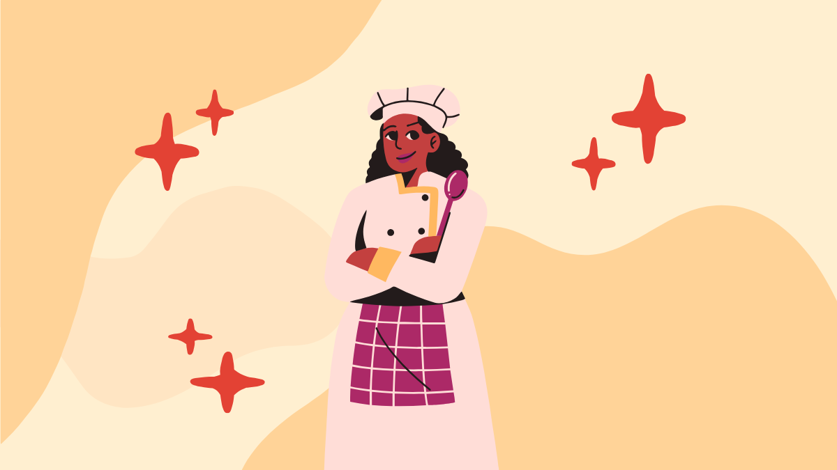 Illustration of a chef