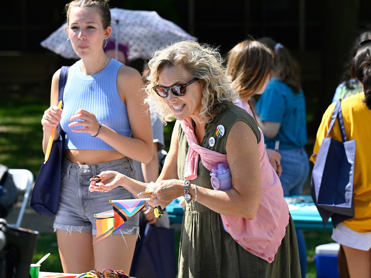 Parents and families at Pride Outside