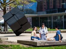 People at the Cube